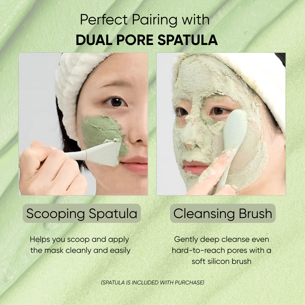 PORUVA Basil Bubble Mask